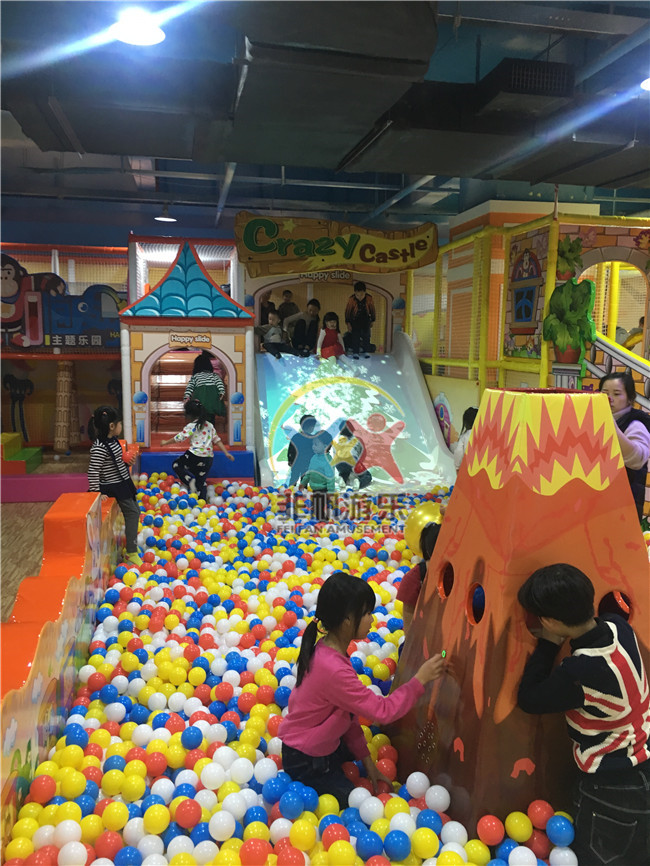 河源長鴻廣場兒童淘氣堡嗨皮星直營店